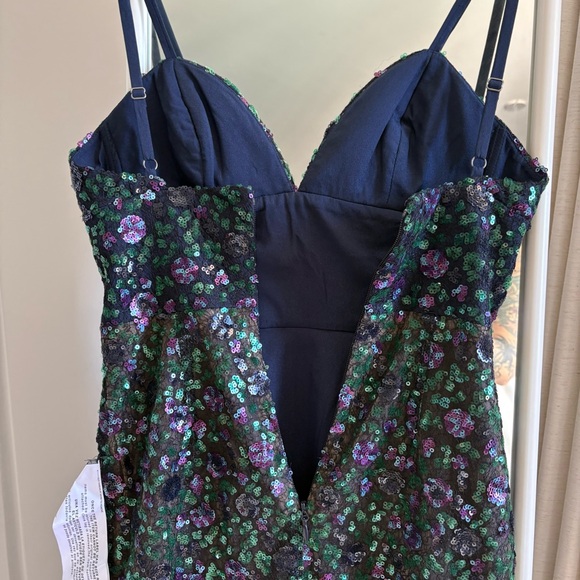 Dress the Population Addison Black Sequin Sheath Dress - Picture 7 of 8